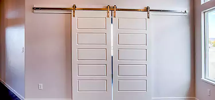 Glass Barn Door with Installation Hardware Kit East Patchogue